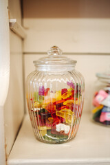 candy bar at a wedding