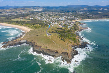 The town of   Woolgoolga on the New South Wales, north coast, Australia. © 169169