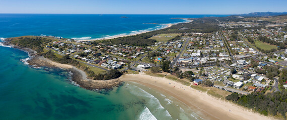 The town of   Woolgoolga on the New South Wales, north coast, Australia.