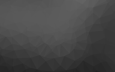 Fototapeta premium Dark Silver, Gray vector triangle mosaic cover.