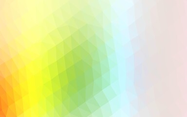 Light Multicolor, Rainbow vector blurry triangle template.