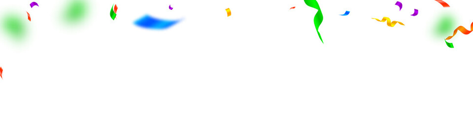 Streamers and confetti. Festive streamers tinsel a