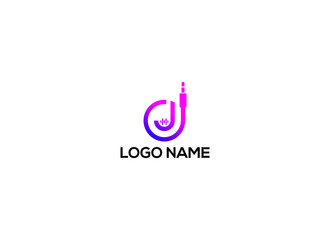DJ music logo for company