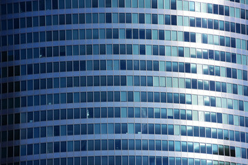 Modern office building in the parisian business district of la Defense, Paris, France