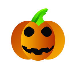 Halloween Pumpkin Illustrator Design Face
