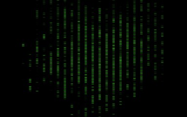 Dark Green vector background with straight lines.