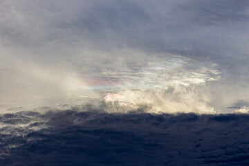 Fototapeta premium strange light in the sky