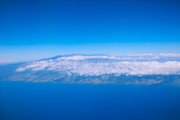 Aerial Hamakua Coast, Big island, Hawaii
