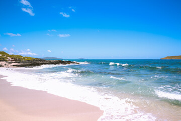 Makapuu beach park, East Oahu coast, Hawaii