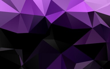 Obraz premium Light Purple vector polygon abstract backdrop.