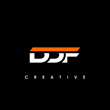 DDF Letter Initial Logo Design Template Vector Illustration	
