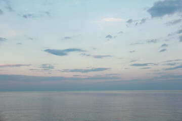 Obraz na płótnie Canvas clouds over the sea