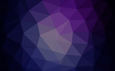 Obraz premium Dark Pink, Blue vector abstract mosaic background.