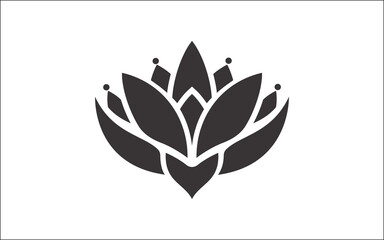 Illustration vector graphic of beautiful lotus flower-14