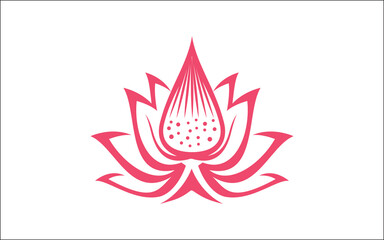 Illustration vector graphic of beautiful lotus flower-19