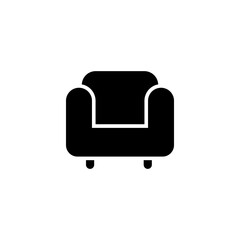 sofa icon vector flat style