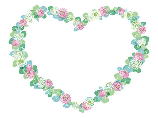 シロツメクサとアカツメクサ