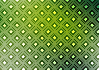 Light Green vector pattern with lines, rectangles.