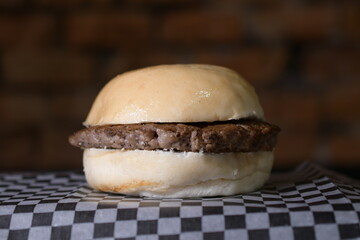 hamburguesa con pan