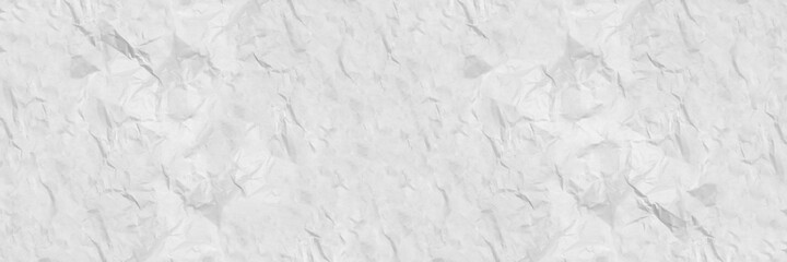 wide panorama crumpled paper texture background. crush paper so that it becomes creased and wrinkled.