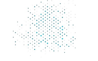 Light Blue, Green vector template with circles.