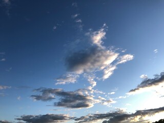 Naklejka premium sky and clouds