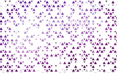 Light Purple vector backdrop with lines, triangles.
