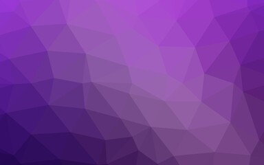 Obraz premium Light Purple vector abstract polygonal cover.