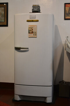 General Electric Refrigerator At First United Building Museum In Escolta, Manila, Philippines