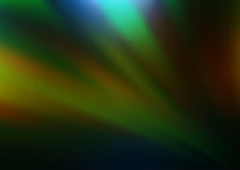 Dark Green, Yellow vector abstract template.