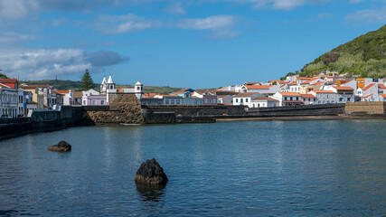 Fototapeta premium Walk on the Azores archipelago. Discovery of the island of Faial, Azores. Portugal.