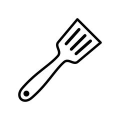 spatula icon vector symbol template