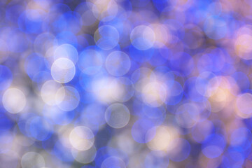 21 Dec 2007 Abstract color and blue spotted bokeh back ground