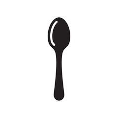 spoon icon vector symbol template
