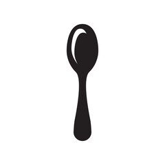 spoon icon vector symbol template