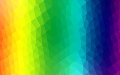 Light Multicolor, Rainbow vector abstract polygonal layout.