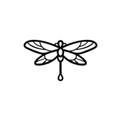 illustration templet icon butterflay logo