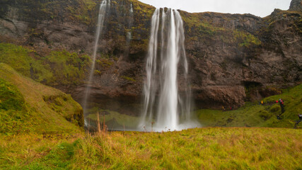 Iceland waterfall Seljalandsfoss