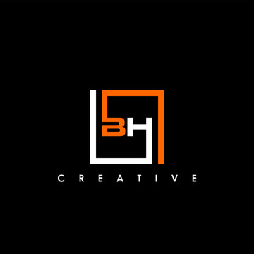 BH Letter Initial Logo Design Template Vector Illustration	
