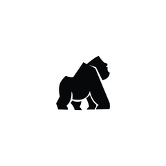 illustration logo gorilla vector icon templet © supar