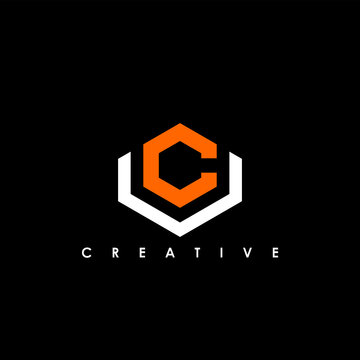 VC, CV Letter Initial Logo Design Template Vector Illustration	

