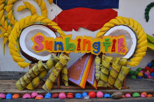 Sumbingtik Festival decor in Cainta, Rizal, Philippines