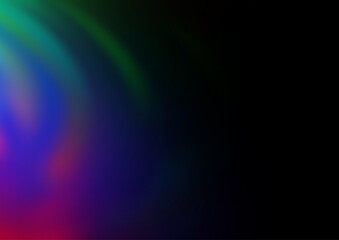 Dark Multicolor, Rainbow vector blurred bright template.