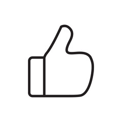 Obraz premium thumb icon vector symbol template