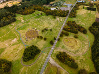 Oyu Stone Circles in Akita, 2020.