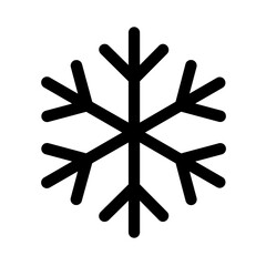 Snow winter icon, danger ice flake sign, risk alert vector illustration, careful caution symbol