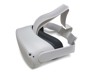 VRゴーグル/新型/透明背景/白いグラス