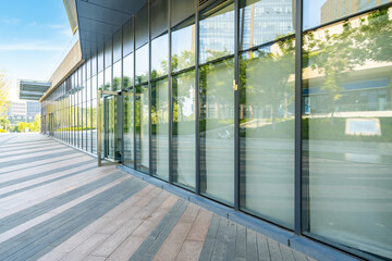 Financial Center Plaza and architecture, Nanjing, China