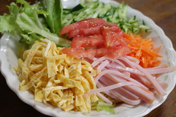 とても美味しい日本の冷やし中華