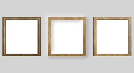 Set picture frame tree touch screen, mockup picture design home modern.